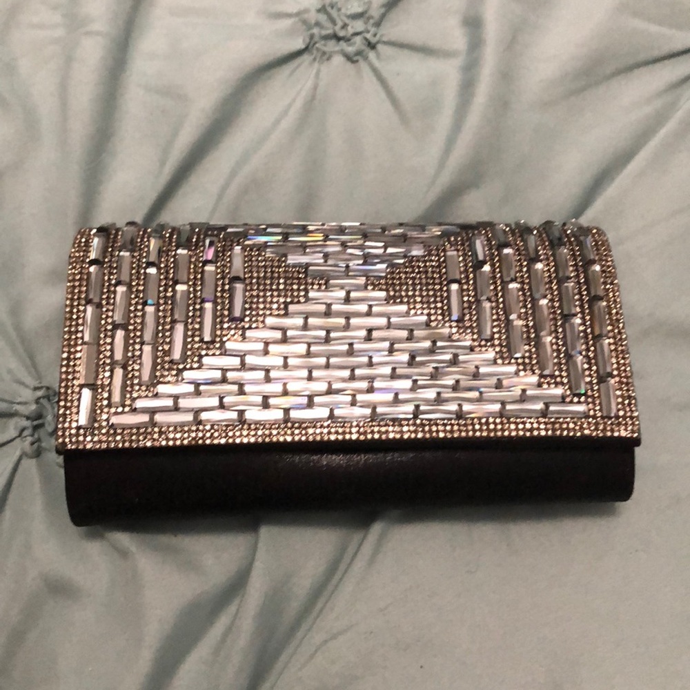 Black evening bag
